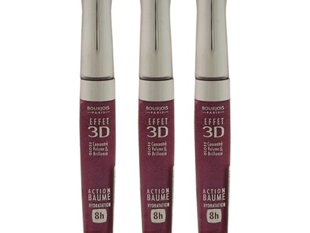 Bourjois 3D Effet Lip Gloss - 23 Framboise Magnific by Bourjois for Women - 0.19 oz Lip Gloss - Pack of 3 Online now