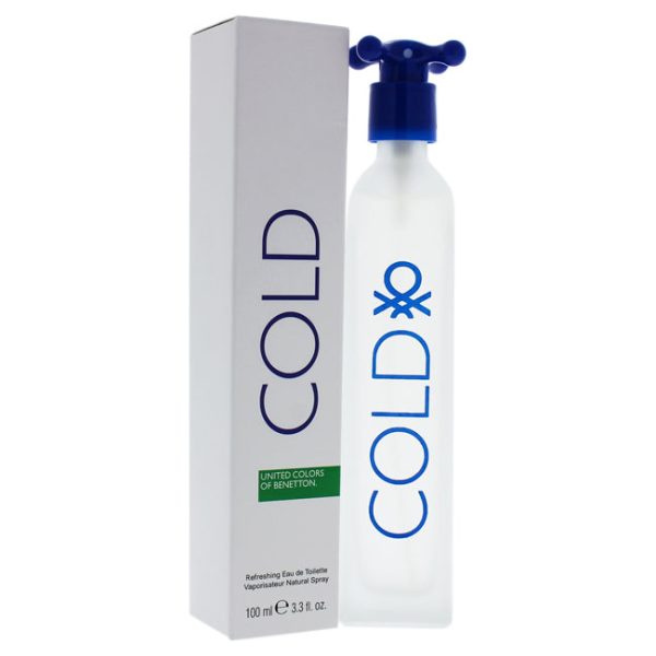 United Colors of Benetton Cold by United Colors of Benetton for Men - 3.3 oz EDT Spray Sale