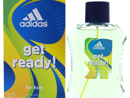 Adidas Get Ready by Adidas for Men - 3.4 oz EDT Spray Hot on Sale