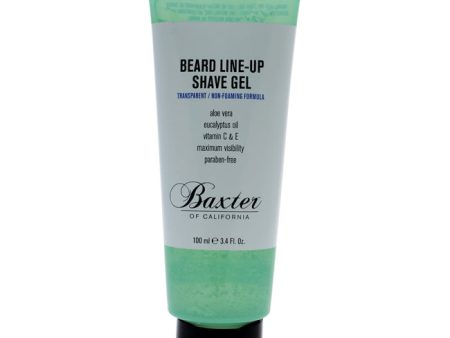 Baxter Of California Beard Line-Up Shave Gel by Baxter Of California for Men - 3.4 oz Shave Gel Fashion