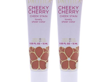 Pacifica Cheeky Cherry Cheek Stain - Sweet Cherry by Pacifica for Women - 0.50 oz Blush - Pack of 2 For Discount