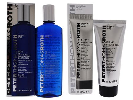 Peter Thomas Roth Glycolic 3 Percent Solutions Cleanser and Pumpkin Enzyme Mask-Firmx Peeling Gel Kit by Peter Thomas Roth - 3 Pc Kit 8.5oz Cleanser, 5oz Mask, 3.4oz Gel Cheap