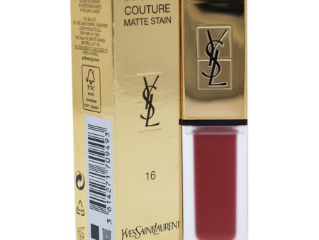 Yves Saint Laurent Tatouage Couture Liquid Matte Lip Stain - 16 Nude Emblem by Yves Saint Laurent for Women - 0.2 oz Lip Gloss Online Hot Sale