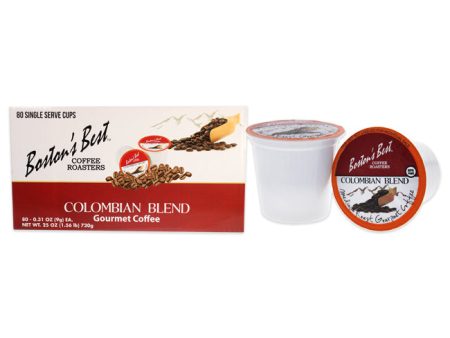 Bostons Best Colombian Blend Gourmet Coffee by Bostons Best for Unisex - 80 Cups Coffee For Cheap