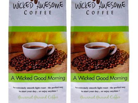 Bostons Best A Wicked Good Morning Ground Coffee by Bostons Best for Unisex - 11 oz Coffee - Pack of 2 Online Hot Sale