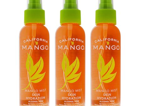 California Mango Mango Mist Skin Hydration by California Mango for Unisex - 4.3 oz Spray - Pack of 3 Hot on Sale