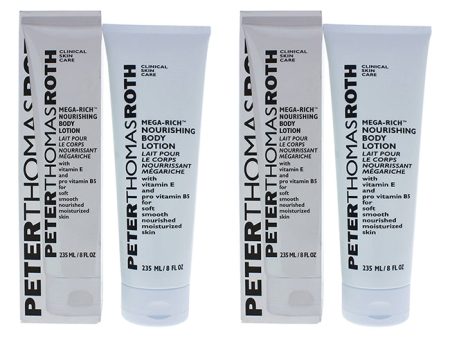 Peter Thomas Roth Mega-Rich Body Lotion by Peter Thomas Roth for Unisex - 8 oz Body Lotion - Pack of 2 Hot on Sale