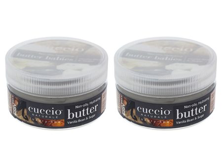 Cuccio Butter Babies - Vanilla Beans and Sugar by Cuccio for Unisex - 1.5 oz Body Lotion - Pack of 2 Hot on Sale