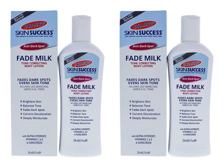 Palmers Skin Success Anti-Dark Spot Fade Milk by Palmers for Unisex - 8.5 oz Body Lotion - Pack of 2 Hot on Sale